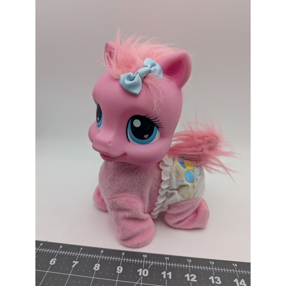 My Little Pony Pinkie Pie Crawling Plush Talking Toddler MLP Hasbro WORKS‎